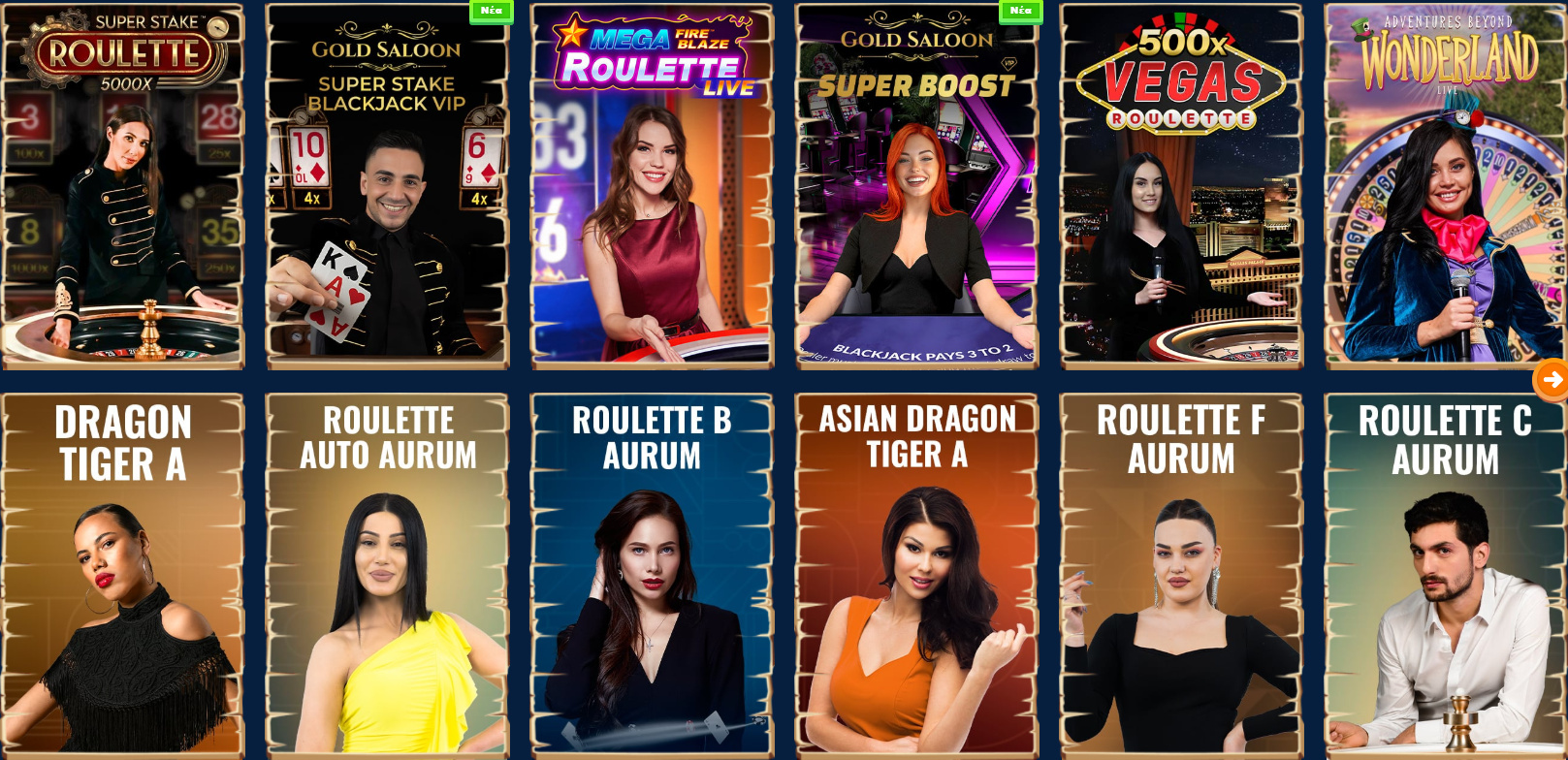 Ζωντανό Καζίνο Wazamba